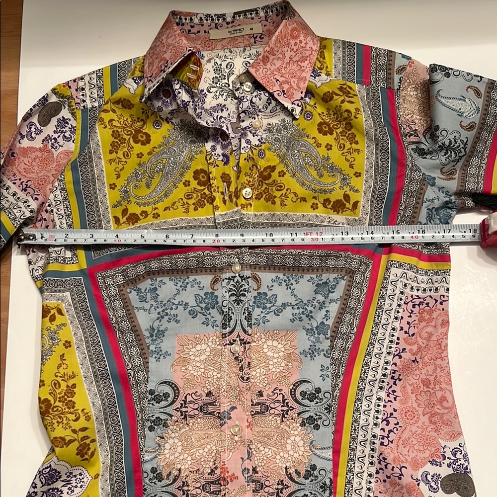 Etro Multicolor Patchwork Blouse - Picture 11 of 12